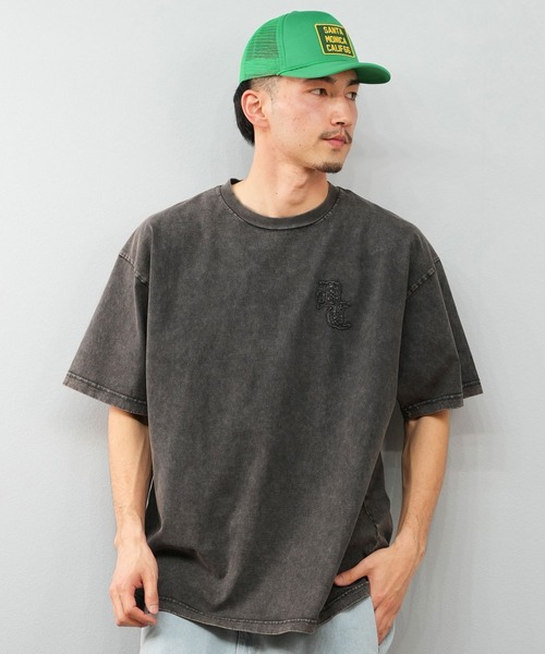 DC(ディーシー)の「DC/ディーシー 半袖シャツ ピグメント加工 オーバーサイズ DST251088(Tシャツ/カットソー・メンズ・ブラック系その他2/ブラック系その他・XL/L/M/XXL)」の13枚目の写真