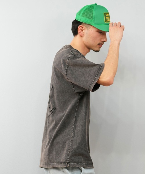 DC(ディーシー)の「DC/ディーシー 半袖シャツ ピグメント加工 オーバーサイズ DST251088(Tシャツ/カットソー・メンズ・ブラック系その他2/ブラック系その他・XL/L/M/XXL)」の16枚目の写真