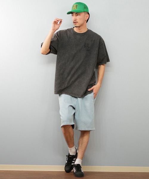 DC(ディーシー)の「DC/ディーシー 半袖シャツ ピグメント加工 オーバーサイズ DST251088(Tシャツ/カットソー・メンズ・ブラック系その他2/ブラック系その他・XL/L/M/XXL)」の17枚目の写真