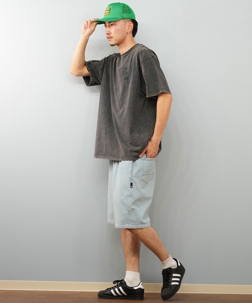 DC(ディーシー)の「DC/ディーシー 半袖シャツ ピグメント加工 オーバーサイズ DST251088(Tシャツ/カットソー・メンズ・ブラック系その他2/ブラック系その他・XL/L/M/XXL)」の18枚目の写真