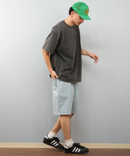 DC(ディーシー)の「DC/ディーシー 半袖シャツ ピグメント加工 オーバーサイズ DST251088(Tシャツ/カットソー・メンズ・ブラック系その他2/ブラック系その他・XL/L/M/XXL)」の20枚目の写真