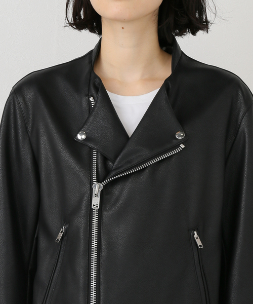 【完売】NOMA t.d.× Needlesライダースジャケット　サイズ2 NOMA t.d. × NEEDLES[ノーマティーディー×ニードルズ] Faux