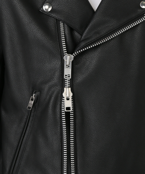 セール】NOMA t.d.*NEEDLES Faux Lether Riders JK（その他アウター