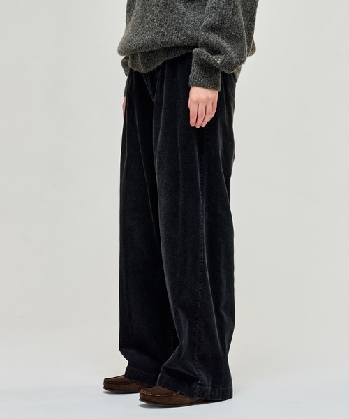 BLEACHED CORDUROY SLACKS / ブリーチコーデュロイスラックス