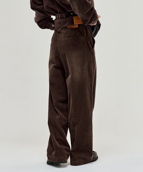 BLEACHED CORDUROY SLACKS / ブリーチコーデュロイスラックス