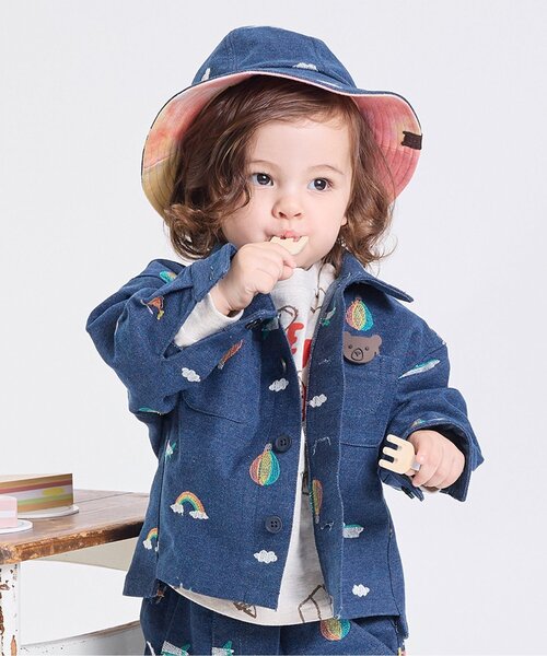 セール】空の冒険刺繍柄シャツジャケット（シャツ/ブラウス）｜BIT'Z