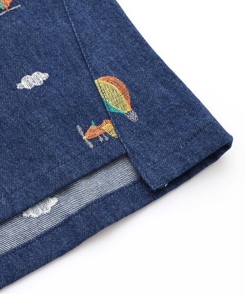 BIT'Z（ビッツ）の「空の冒険刺繍柄シャツジャケット（シャツ/ブラウス・キッズ・インディゴブルー/その他10・80/90/95/100/110/120）」の10枚目の写真