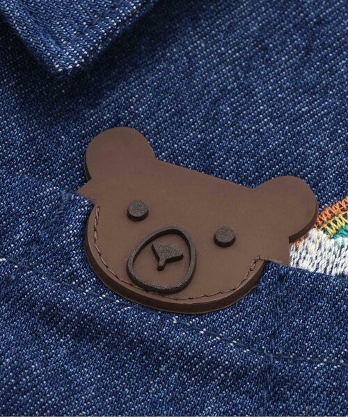 BIT'Z（ビッツ）の「空の冒険刺繍柄シャツジャケット（シャツ/ブラウス・キッズ・インディゴブルー/その他10・80/90/95/100/110/120）」の17枚目の写真