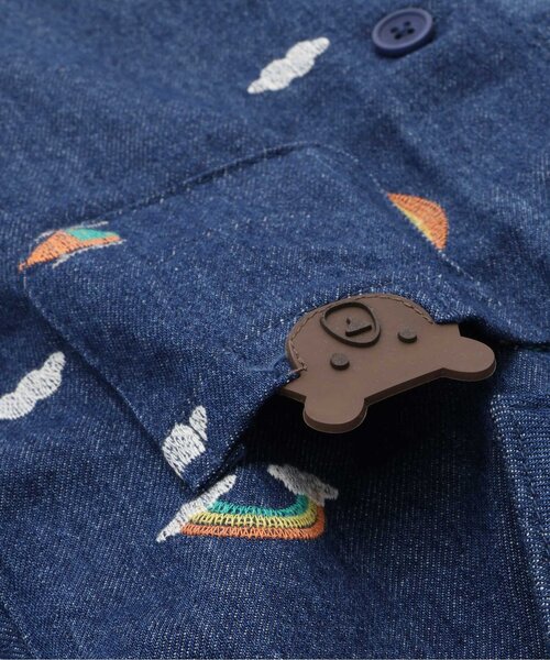 BIT'Z（ビッツ）の「空の冒険刺繍柄シャツジャケット（シャツ/ブラウス・キッズ・インディゴブルー/その他10・80/90/95/100/110/120）」の18枚目の写真