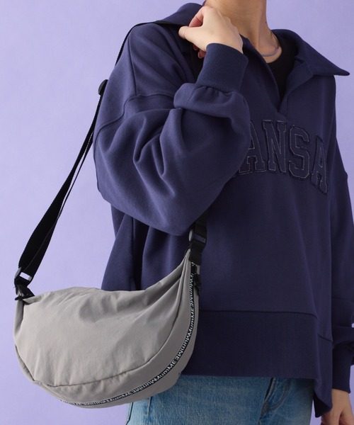 CIAOPANIC TYPY（チャオパニックティピー）の「【2025年S/S新作】【MumME】止水ナイロンハーフムーンショルダーBAG（ショルダーバッグ・レディース・ブラック/グレー/オフホワイト・ONE SIZE）」の14枚目の写真