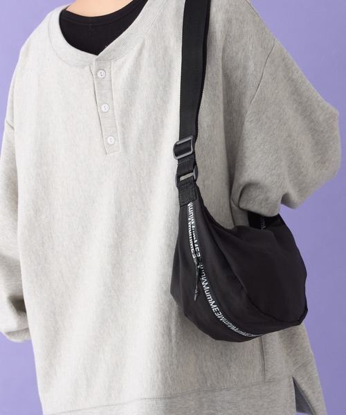 CIAOPANIC TYPY（チャオパニックティピー）の「【2025年S/S新作】【MumME】止水ナイロンハーフムーンショルダーBAG（ショルダーバッグ・レディース・ブラック/グレー/オフホワイト・ONE SIZE）」の4枚目の写真