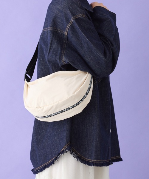 CIAOPANIC TYPY（チャオパニックティピー）の「【2025年S/S新作】【MumME】止水ナイロンハーフムーンショルダーBAG（ショルダーバッグ・レディース・ブラック/グレー/オフホワイト・ONE SIZE）」の6枚目の写真