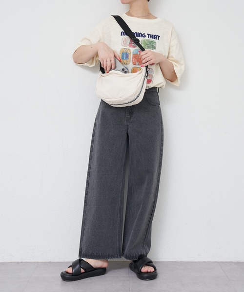 CIAOPANIC TYPY（チャオパニックティピー）の「【2025年S/S新作】【MumME】止水ナイロンハーフムーンショルダーBAG（ショルダーバッグ・レディース・ブラック/グレー/オフホワイト・ONE SIZE）」の18枚目の写真