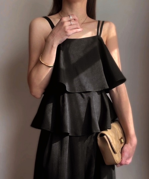 keep my closet フリルタック　サロペット Sサイズ keep my closet フリルタック サロペット Sサイズ パンツ