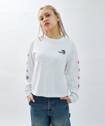 atmos pink x MONICHIKI HOUSE AM Logo L/S T-Shirt / アトモス ピンク モニチキ ハウス エーエム ロゴ ロングスリーブ ティーシャツ 【SP】