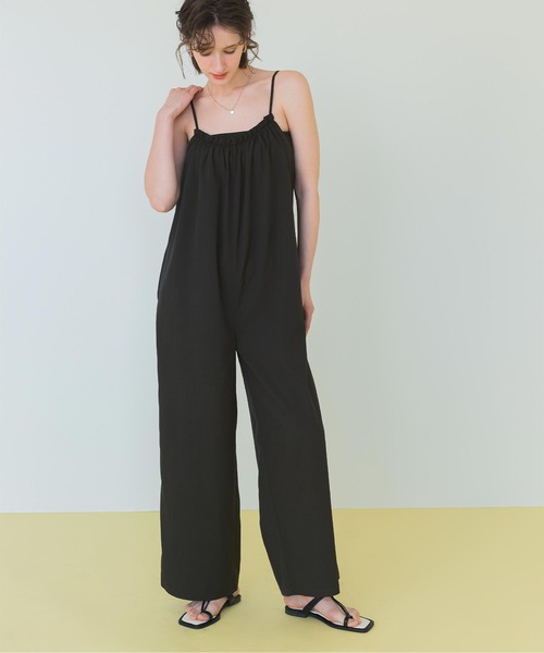 SEA DRESS（シードレス）の「3点セット/キャミソールオールインワン×ビキニ/水着（水着・レディース・ブラック/ダークブラウン/アイボリー・S/MT/L/M）」の3枚目の写真