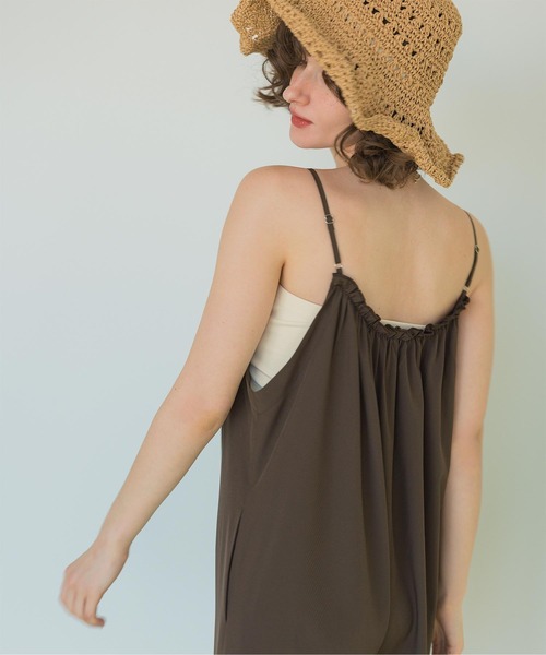 SEA DRESS（シードレス）の「3点セット/キャミソールオールインワン×ビキニ/水着（水着・レディース・ブラック/ダークブラウン/アイボリー・S/MT/L/M）」の17枚目の写真