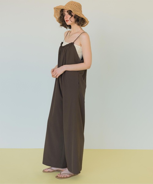 SEA DRESS（シードレス）の「3点セット/キャミソールオールインワン×ビキニ/水着（水着・レディース・ブラック/ダークブラウン/アイボリー・S/MT/L/M）」の16枚目の写真