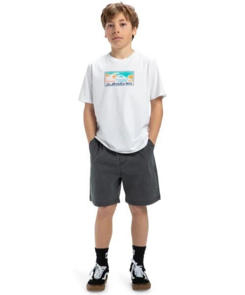 Quiksilver（クイックシルバー）の「TAXER YOUTH/クイックシルバーキッズウエストゴムショートパンツ（その他パンツ・キッズ・ネイビー/グリーン/ブラック・140/150/160/130）」の5枚目の写真