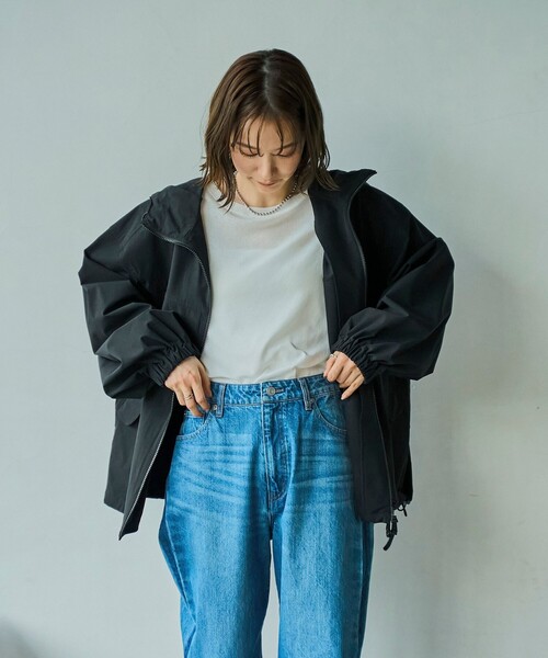 coen（コーエン）の「【C.Mt】パッカブルマウンテンパーカー（マウンテンパーカー・レディース・オリーブ/ブラック・M/L）」の4枚目の写真