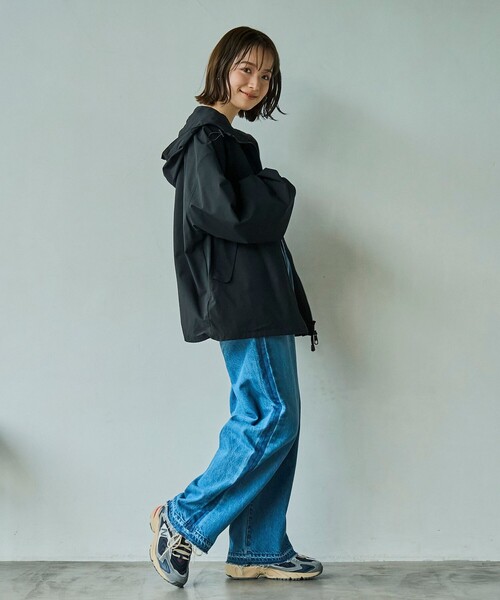 coen（コーエン）の「【C.Mt】パッカブルマウンテンパーカー（マウンテンパーカー・レディース・オリーブ/ブラック・M/L）」の8枚目の写真