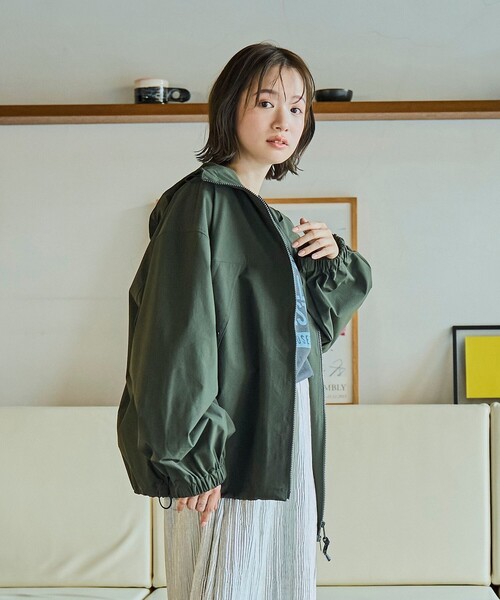 coen（コーエン）の「【C.Mt】パッカブルマウンテンパーカー（マウンテンパーカー・レディース・オリーブ/ブラック・M/L）」の11枚目の写真