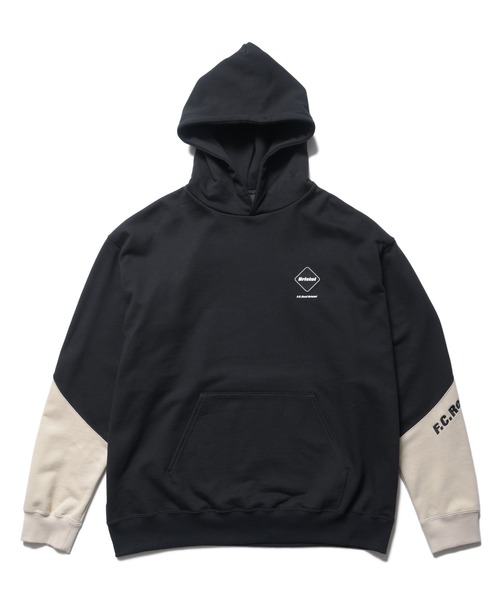 F.C.Real Bristol(エフシーレアルブリストル)の「PANEL BAGGY SWEAT HOODIE(パーカー・メンズ・ブラック/ベージュ/ライトブラウン・MEDIUM/SMALL/X-LARGE/LARGE)」の3枚目の写真