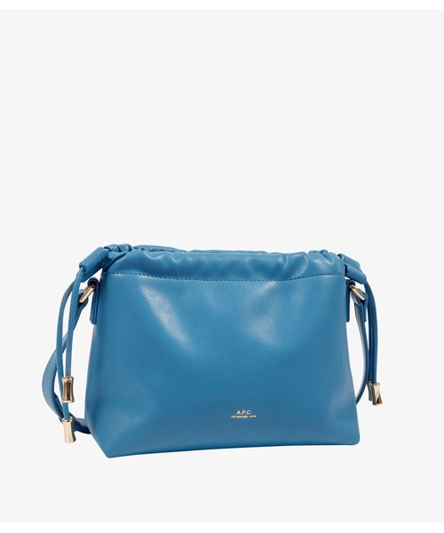 A.P.C.（アーペーセー）の「SAC NINON MINI（ショルダーバッグ・レディース・ブラック/ブラウン系その他/ブルー・ONESIZE）」の12枚目の写真