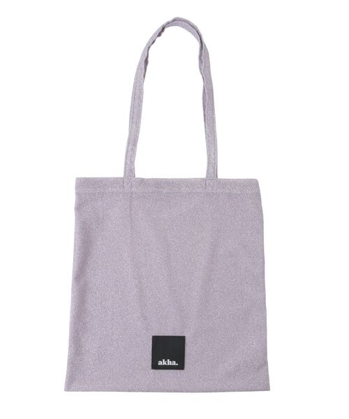 CRAFT STANDARD BOUTIQUE(クラフトスタンダードブティック)の「【追加】akha. ラメトート ◆(トートバッグ・レディース・シルバー/ブラック/ライトピンク/サックスブルー・FREE)」の6枚目の写真