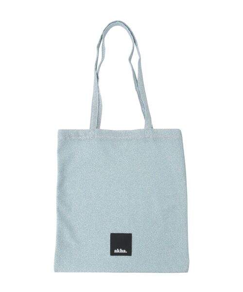 CRAFT STANDARD BOUTIQUE(クラフトスタンダードブティック)の「【追加】akha. ラメトート ◆(トートバッグ・レディース・シルバー/ブラック/ライトピンク/サックスブルー・FREE)」の5枚目の写真