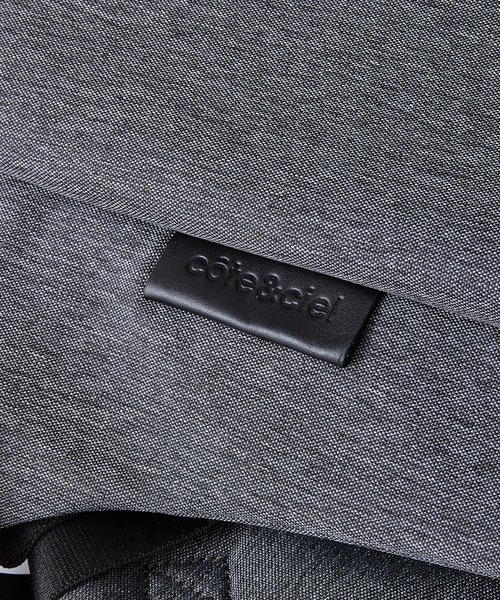 Cote&Ciel（コートエシエル）の「【Cote＆Ciel/コートエシエル】Isar EcoYarn(バックパック)（バックパック/リュック・メンズ・グレー/ブラック・FREE）」の11枚目の写真