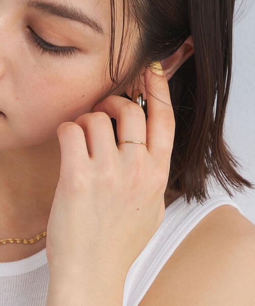 green label relaxing（グリーンレーベルリラクシング）の「＜HARPIE＞RIO リング / 指輪（リング・レディース・ゴールド・7/6）」の2枚目の写真