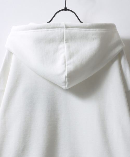 Mark Gonzales（マーク・ゴンザレス）の「MARK GONZALES ARTWORK COLLECTION/マークゴンザレス 別注 ワンポイント刺繍 バックプリント 袖プリント オーバーサイズ 裏起毛 フルジップパーカー フーディー レディース メンズ（パーカー・メンズ・アッシュグレー/ブラック/ホワイト/ホワイト系その他/ブラック系その他/グレー系その他・M/L/XL）」の16枚目の写真