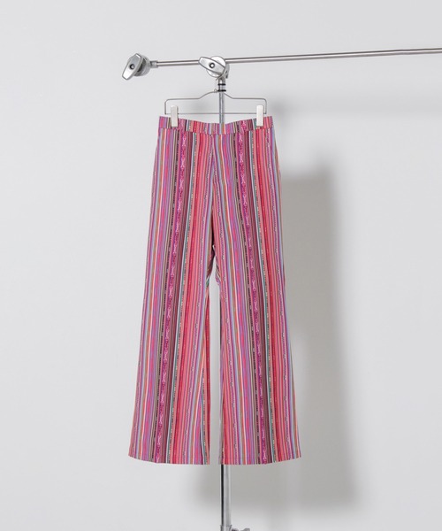 セール】(mag.by c)JACQUARD FLARE PANTS（その他パンツ）｜ROSE