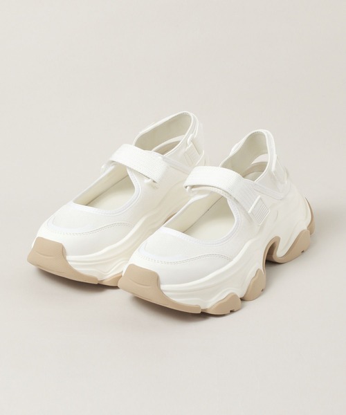 RAGEBLUE（レイジブルー）の「メッシュスニーカーサンダル（サンダル・レディース・ホワイト/ブラック・MEDIUM/LARGE）」の10枚目の写真