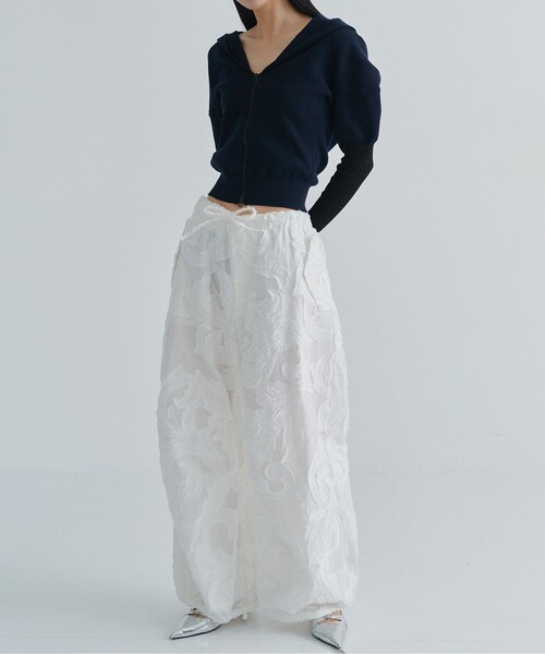 TAAKK（ターク）の「【TAAKK/ターク】PARACHUTE PANTS/パラシュートパンツ（その他パンツ・レディース・ブラック/ホワイト・2/1）」の15枚目の写真