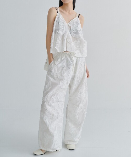 TAAKK（ターク）の「【TAAKK/ターク】PARACHUTE PANTS/パラシュートパンツ（その他パンツ・レディース・ブラック/ホワイト・2/1）」の16枚目の写真