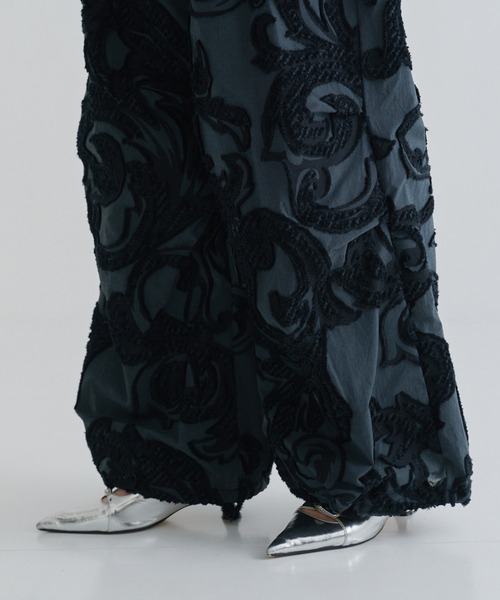 TAAKK（ターク）の「【TAAKK/ターク】PARACHUTE PANTS/パラシュートパンツ（その他パンツ・レディース・ブラック/ホワイト・2/1）」の11枚目の写真