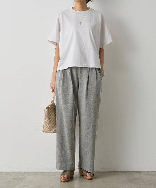 beardsley ビアズリー　パンツ　カーキ　ピンク BEARDSLEY（ビアズリー）の「コクーンパンツ：低身長・高身長2