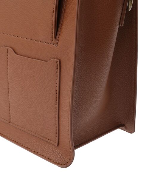 AMERICAN HOLIC(アメリカンホリック)の「マルチポケットスクエアA4ショルダートートバッグ(トートバッグ・レディース・ブラック/キャメル・FREE)」の12枚目の写真