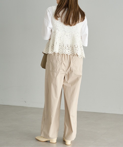 PUAL CE CIN（ピュアルセシン）の「高密度コットンコクーンパンツ（その他パンツ・レディース・グリーン/ベージュ/オレンジ/ブラック・FREE）」の21枚目の写真