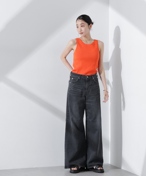 Lee（リー）の「Lee/WIDE(セットアップ可)（デニムパンツ・レディース・ライトブルー/ブラック・M/S）」の18枚目の写真