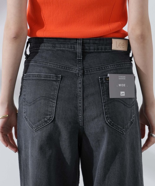 Lee（リー）の「Lee/WIDE(セットアップ可)（デニムパンツ・レディース・ライトブルー/ブラック・M/S）」の12枚目の写真