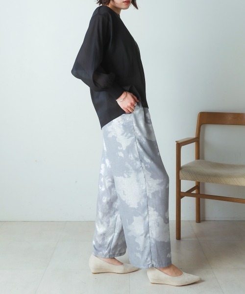 Bou Jeloud（ブージュルード）の「シアーレイヤードプルオーバー（Tシャツ/カットソー・レディース・イエロー/アイボリー/ブラック・38）」の5枚目の写真