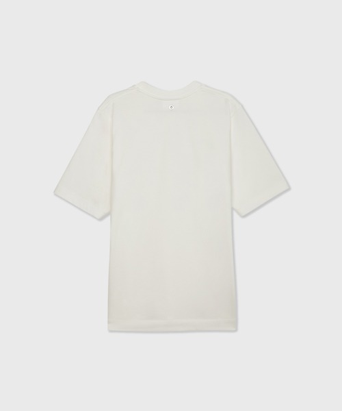 CINOH(チノ)の「REFINAコンパクトTシャツ(Tシャツ/カットソー・レディース・ベージュ系その他/サックスブルー系/ブラック/オフホワイト・40/38/36)」の11枚目の写真