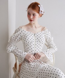 Seemi. byNICECLAUP | 【Seemi. 】シャーリングリボントップス(シャツ/ブラウス)