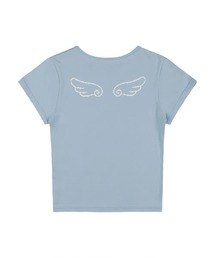 tシャツ A'GEM/9 × .kom 「 FANCY CLUB/ファンシークラブ」 ANGEL MARK CROP TEE/エンジェルマーク クロッ A'GEM/9 × .kom 『 FANCY CLUB/ファンシークラブ』 ANGEL MARK