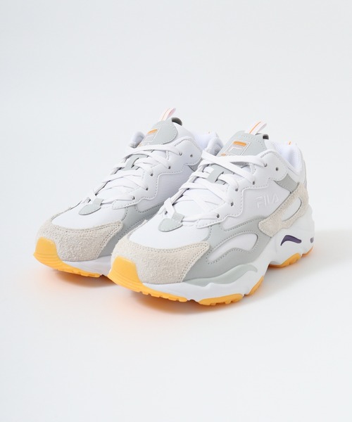 FILA(フィラ)の「FILA RAY TRACER SL/イ トレイサー 厚底スニーカー(スニーカー・レディース・ホワイト系その他2/ホワイト系その他3/ホワイト・26/25/24.5/24/23.5/27/23)」の4枚目の写真