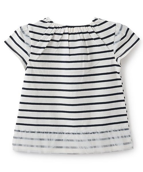 sense of wonder（センスオブワンダー）の「リバティクマアップリケＴシャツ（Tシャツ/カットソー・キッズ・ピンク/ネイビー・80ｃｍ/100cm/110cm/120cm/130cm/90cm）」の3枚目の写真