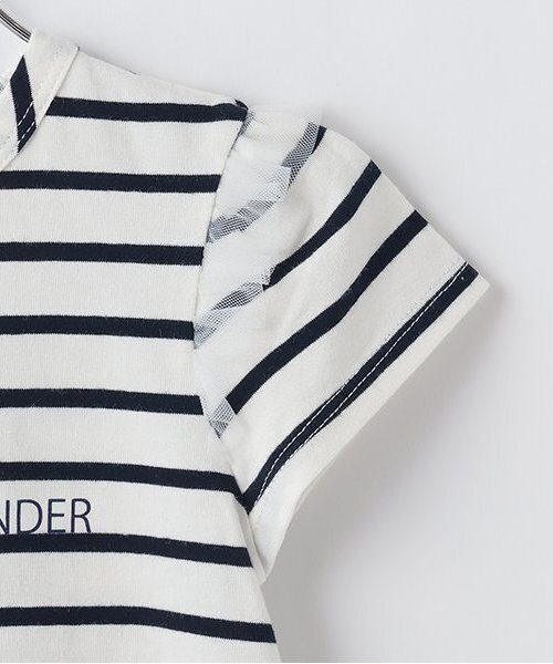 sense of wonder（センスオブワンダー）の「リバティクマアップリケＴシャツ（Tシャツ/カットソー・キッズ・ピンク/ネイビー・80ｃｍ/100cm/110cm/120cm/130cm/90cm）」の5枚目の写真